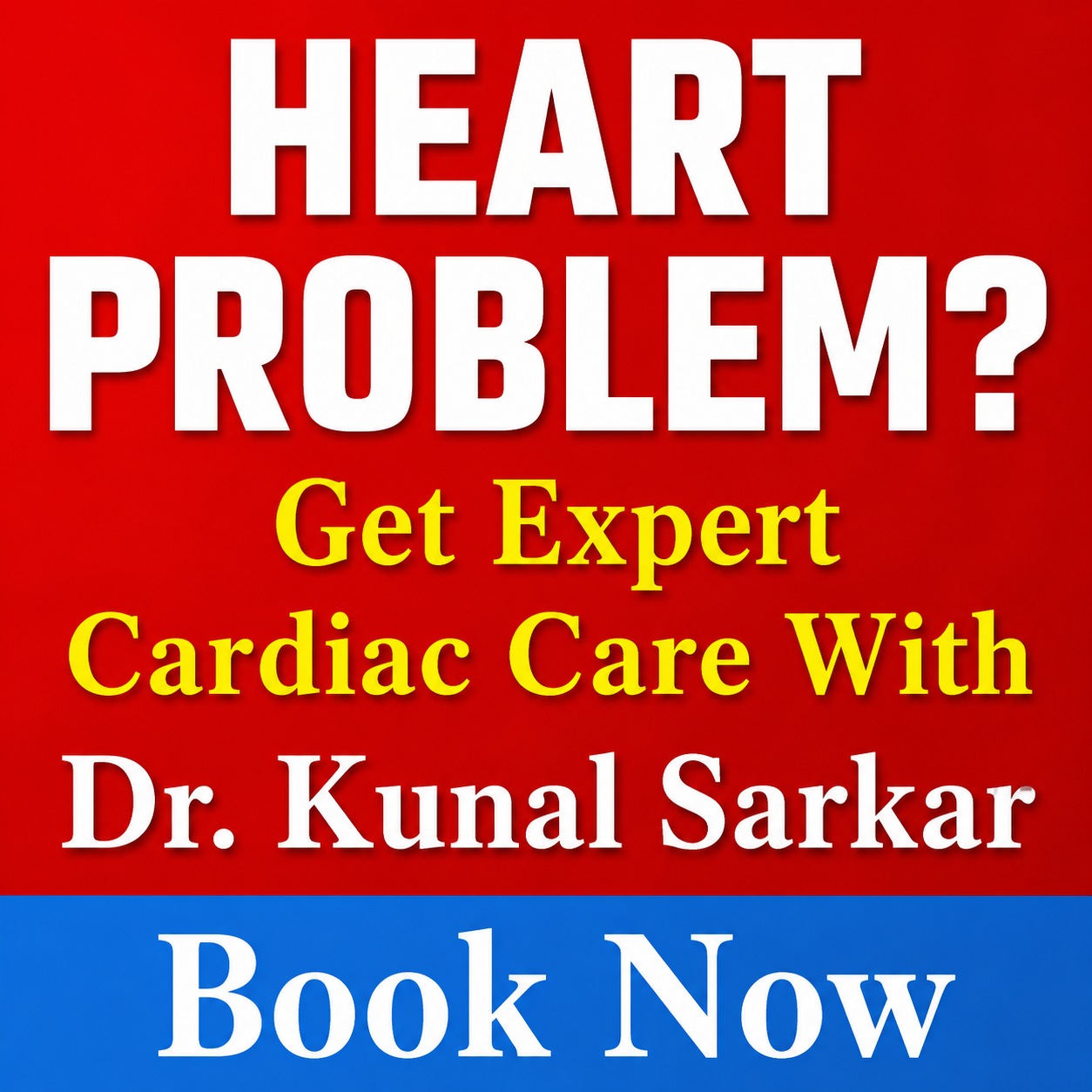 Get expert cardiac care with Dr. Kunal Sarkar